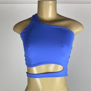 Tiger Friday Bronx Crop Top - Periwinkle/Freesia Adult Size M